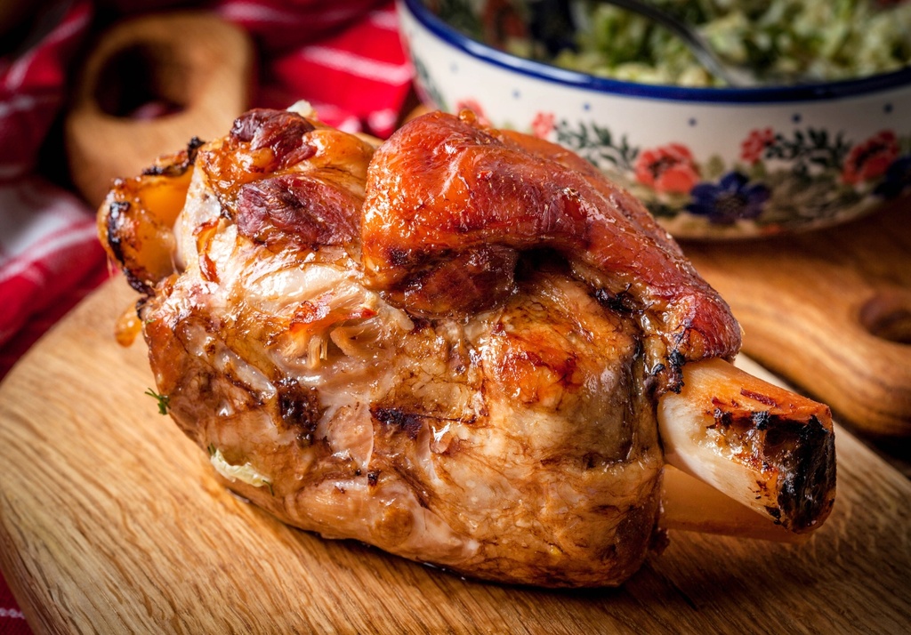 Stinco di maiale al forno