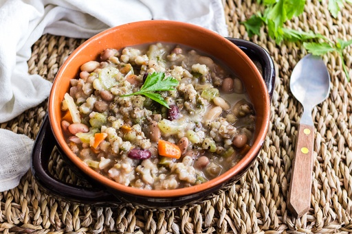 [30048] Zuppa di legumi, cereali e verdure