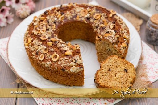[30052] Ciambella all'avena e nocciole